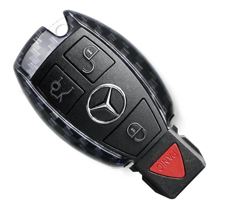 Exact Fit Carbon Fiber Remote Smart Key Fob Shell For Mercedes C E S M Class etc