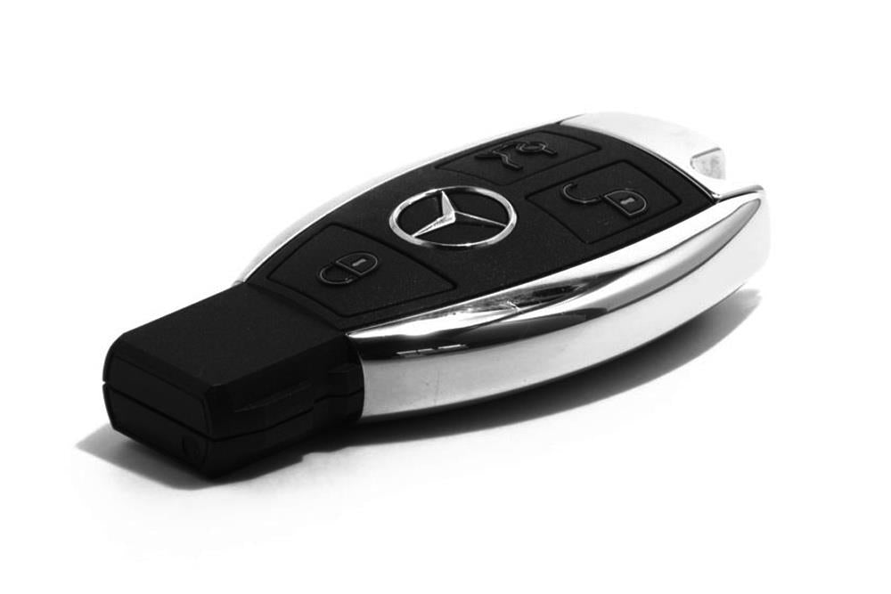 Chrome Red TPU Key Fob Case For Mercedes C E S M CLA CLK CLS SLK GLK GLA GL etc.