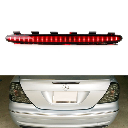 Smoked Lens LED Trunk Lid Third Brake Light Bar For 03-09 Mercedes W209 C209 CLK