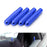 Blue Aluminum Bolt-On Replace Door Lock Knobs For 14-up Mercedes CLA GLA Class