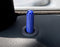 Blue Aluminum Bolt-On Replace Door Lock Knobs For 14-up Mercedes CLA GLA Class