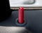 Red Aluminum Bolt-On Replace Door Lock Knobs For 2014-up Mercedes CLA GLA Class