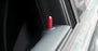 Red Aluminum Bolt-On Replace Door Lock Knobs For Mercedes C E S GLC GLE Class