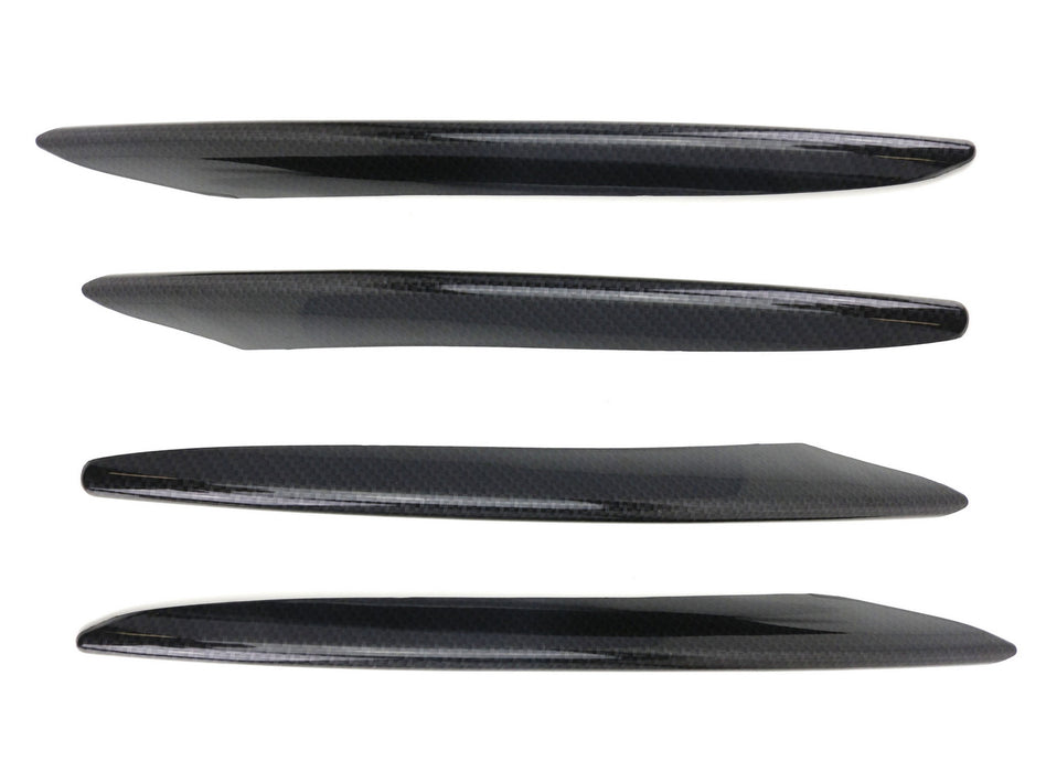 Carbon Fiber Lower Bumper Decoration Trims For 17-20 Pre-LCI W213 E-Class Sedan