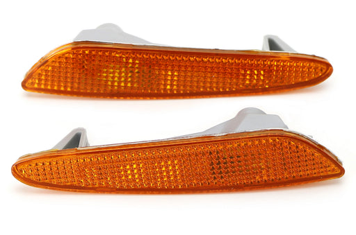 OE-Spec Amber Front Side Marker Lamp Housings For 2003-06 Mercedes W211 E-Class