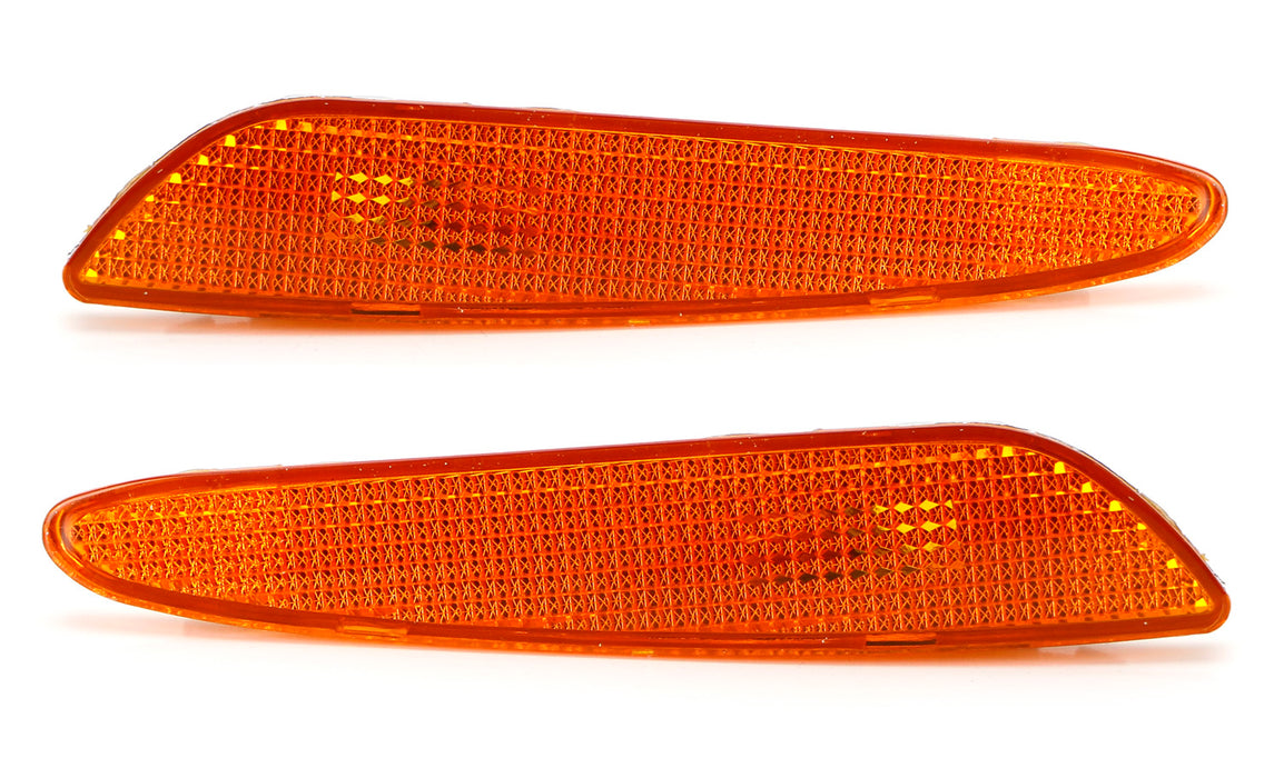 OE-Spec Amber Front Side Marker Lamp Housings For 2003-06 Mercedes W211 E-Class