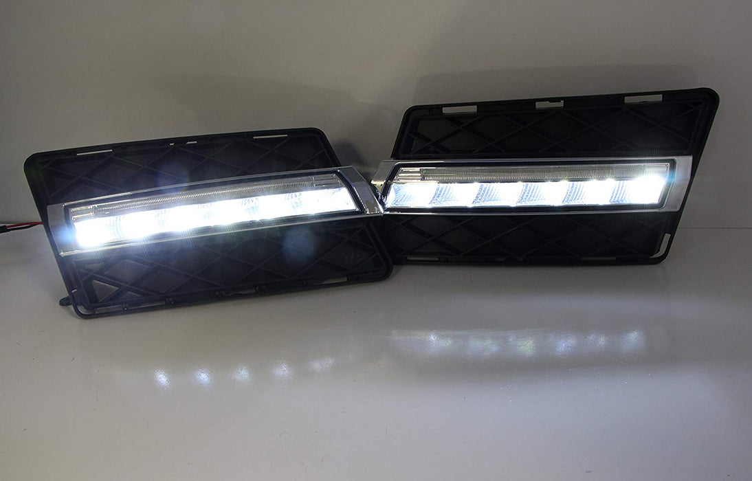 Direct Fit 18W LED Daytime Running Lights DRL For 09-12 Mercedes X204 GLK Class