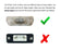 White CAN-bus LED License Plate Lights For Mercedes ML GL R Class Diesel Version