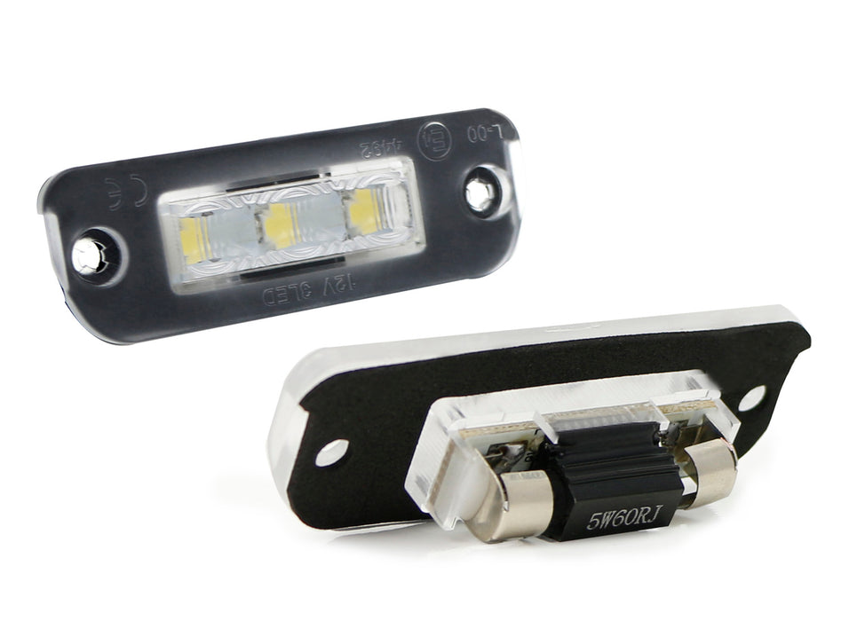 White CAN-bus LED License Plate Lights For Mercedes ML GL R Class Diesel Version