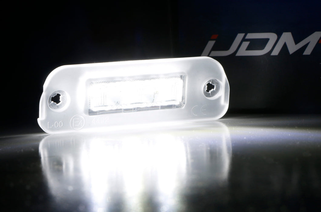 White CAN-bus LED License Plate Lights For Mercedes ML GL R Class Diesel Version