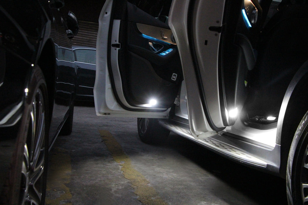 Clear Lens OEM-Replace 3W Full LED Side Door Courtesy Light For Mercedes CLA CLS