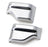 Silver Front Seat Belt Shoulder Button Cover Trims For Mercedes C E GLC Class