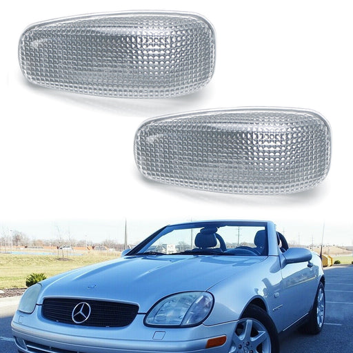 Clear Fender Blinker Side Marker Light Housings For Mercedes CLK SLK, Sprinter