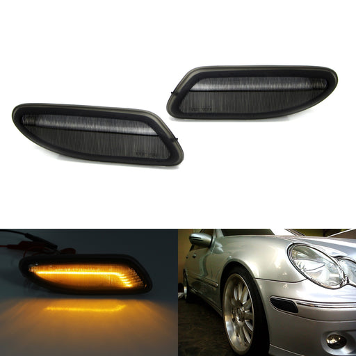 side marker lights front for mercedes benz w203 c-class