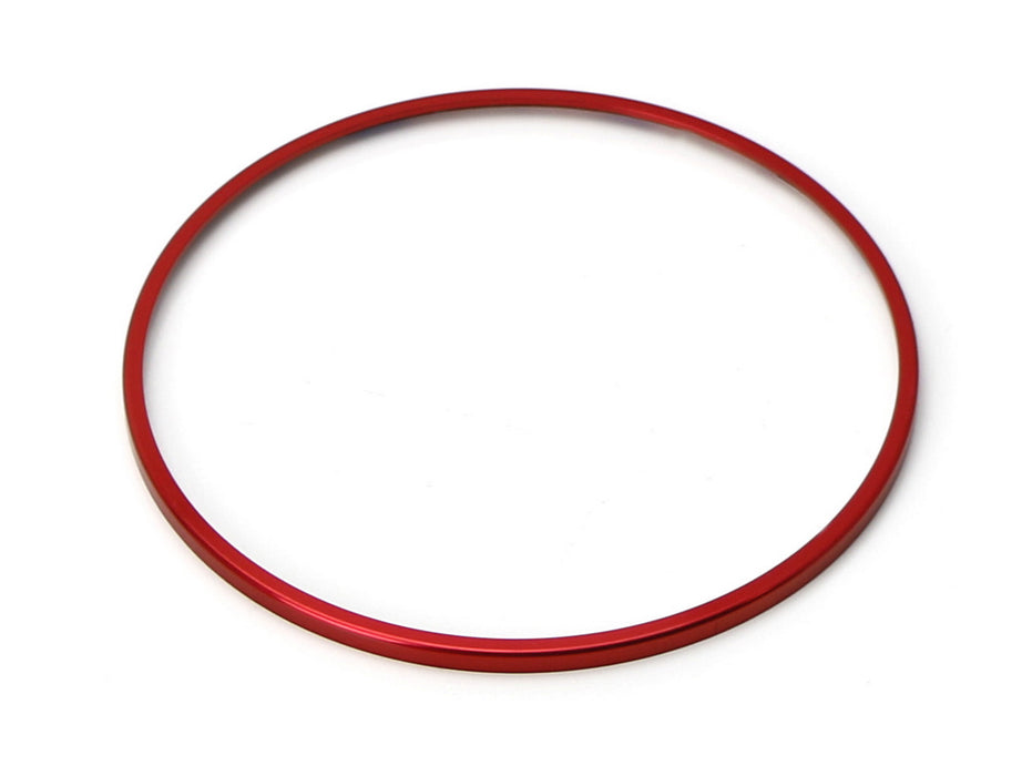 Red Aluminum Speaker Ring Cover Trims For 15-21 Mercedes W205 C, X205 GLC Class