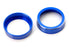 Blue Anodized Aluminum AC Climate Control Ring Knob Covers For14-20 Nissan Rogue