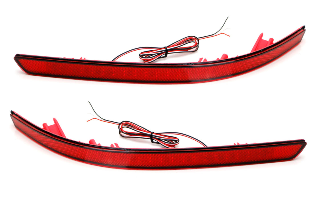 Red Lens 40-SMD LED Rear Bumper Reflector Lights For 2011-2013 Kia Optima K5