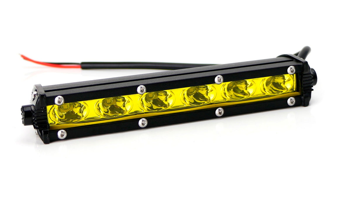 18W Yellow CREE LED Daytime Running Light Kit w/ Relay Wire Harness For Car SUV