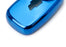 Glossy Blue Smart Key Fob Shell For Chevy Camaro Malibu Cruze Spark Volt Bolt