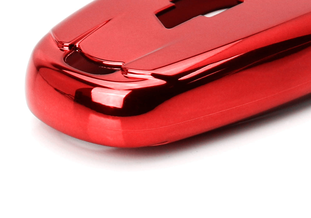 Glossy Red Smart Key Fob Shell For Chevy Camaro Malibu Cruze Spark Volt Bolt