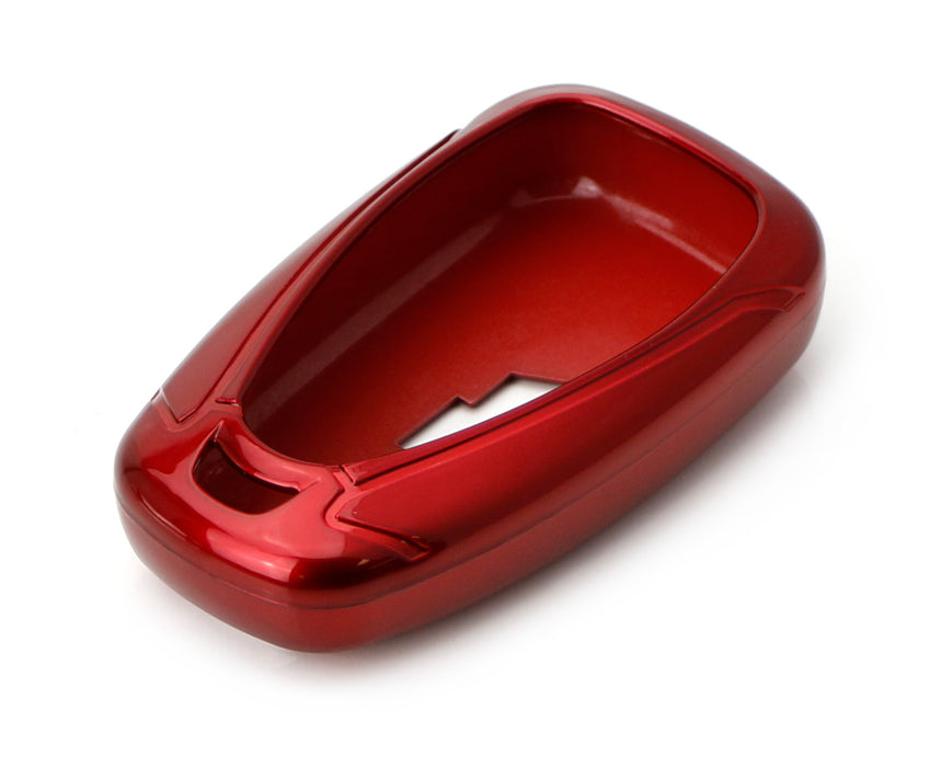 Glossy Red Smart Key Fob Shell For Chevy Camaro Malibu Cruze Spark Volt Bolt