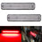 Clear Lens Rear Red Full LED Side Marker Light Assemblies For 2003-09 Hummer H2