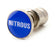 Sports Blue "Nitrous" Push Button Design Car Cigarette Lighter Plug Cover