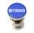 Sports Blue "Nitrous" Push Button Design Car Cigarette Lighter Plug Cover