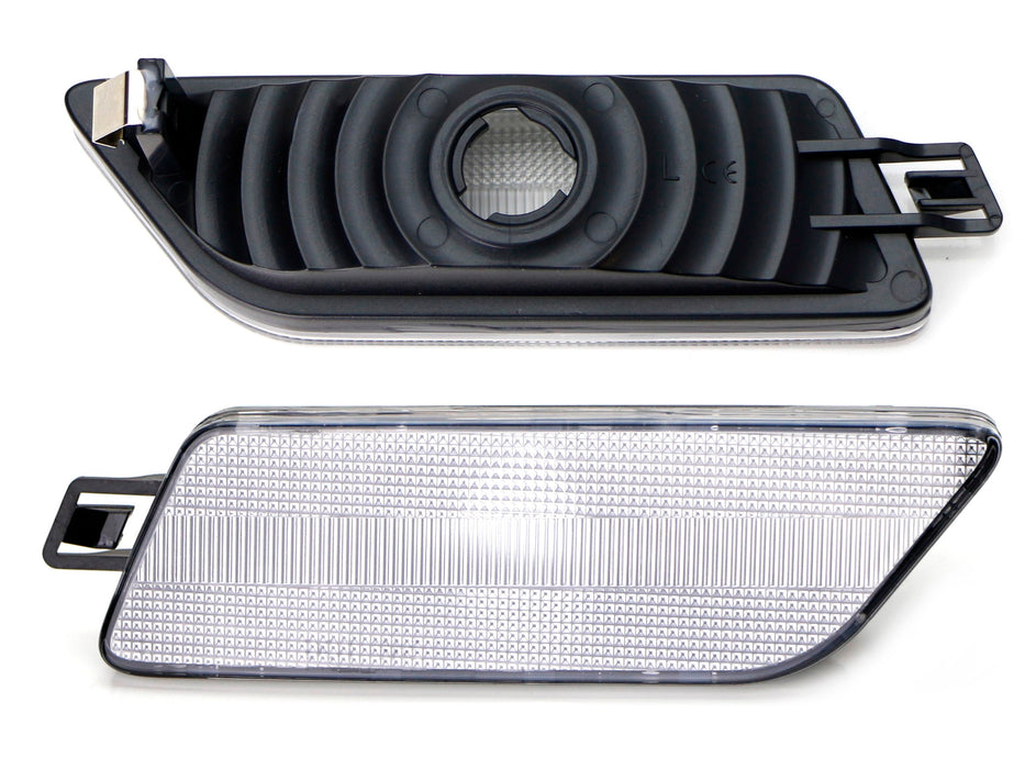 Clear Lens Bumper Side Marker Light Housing Replacement For 14-up Porsche Macan