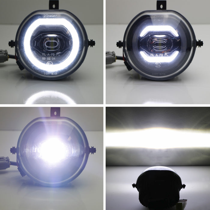 30W Full LED Halo Ring DRL, Parking, Fog Lamp Kit For 15-up 3rd Gen MINI Cooper