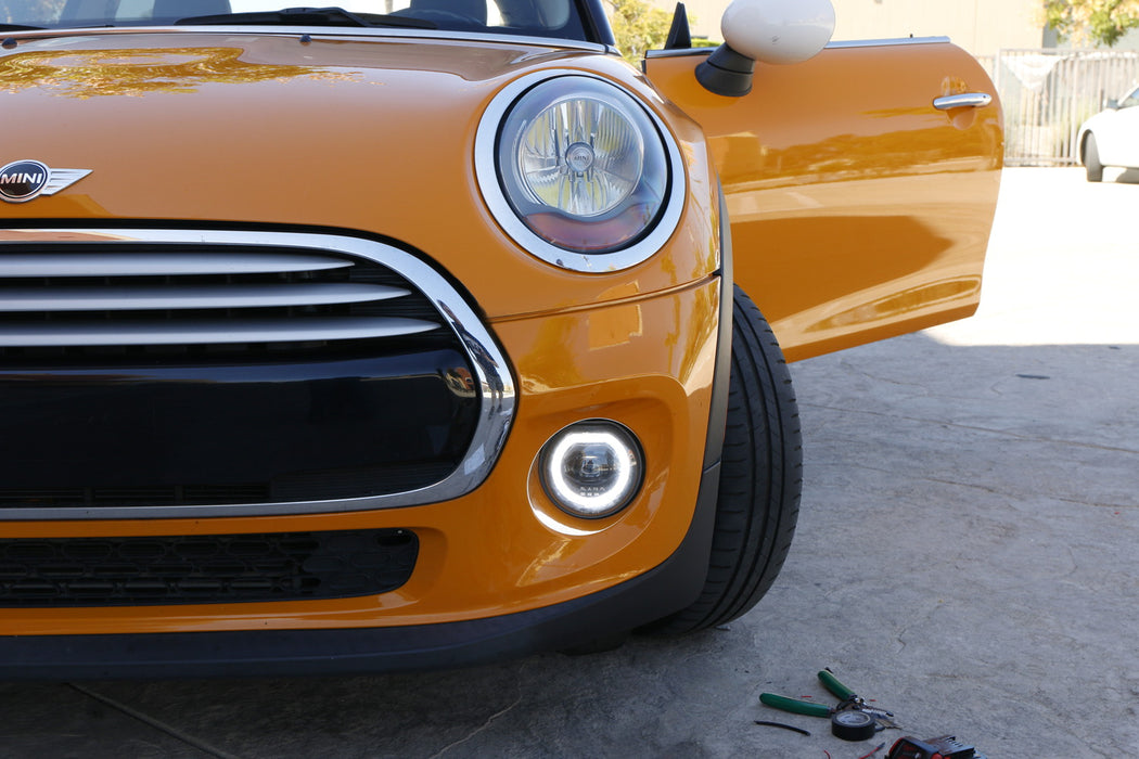 30W Full LED Halo Ring DRL, Parking, Fog Lamp Kit For 15-up 3rd Gen MINI Cooper