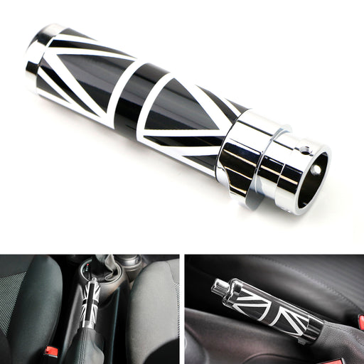 UK Union Jack Flag Alloy Metal Handbrake Handle Grip For Gen1/Gen2 MINI Cooper