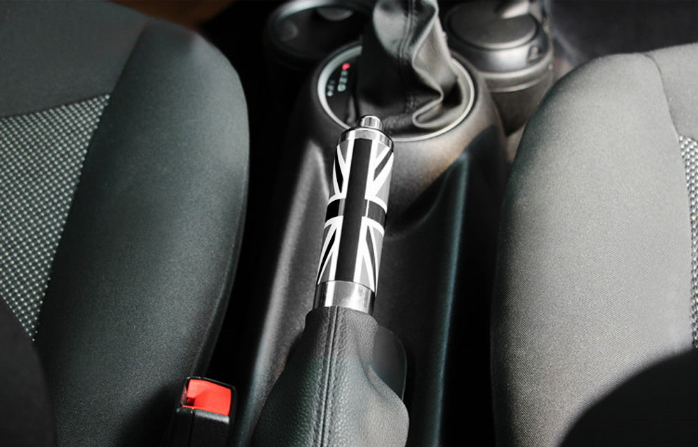 UK Union Jack Flag Alloy Metal Handbrake Handle Grip For Gen1/Gen2 MINI Cooper