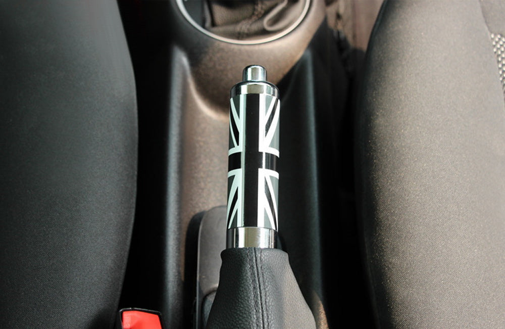 UK Union Jack Flag Alloy Metal Handbrake Handle Grip For Gen1/Gen2 MINI Cooper