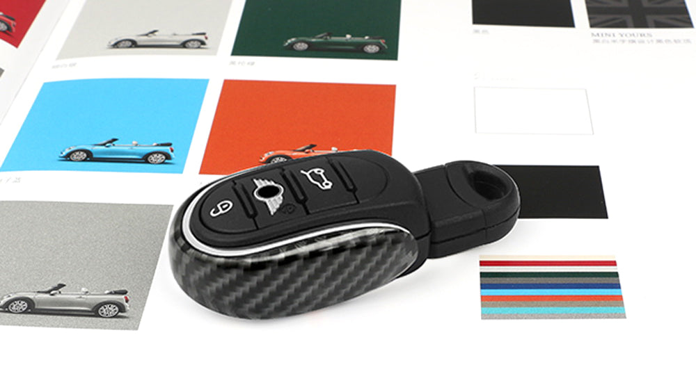 Carbon Fiber Pattern Style Key Fob Shell For MINI Cooper 3rd Gen F55 F56 F57 F54