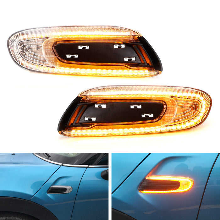 side marker lights front turn signal for mini cooper f55 f56 f57 hatchback convertible