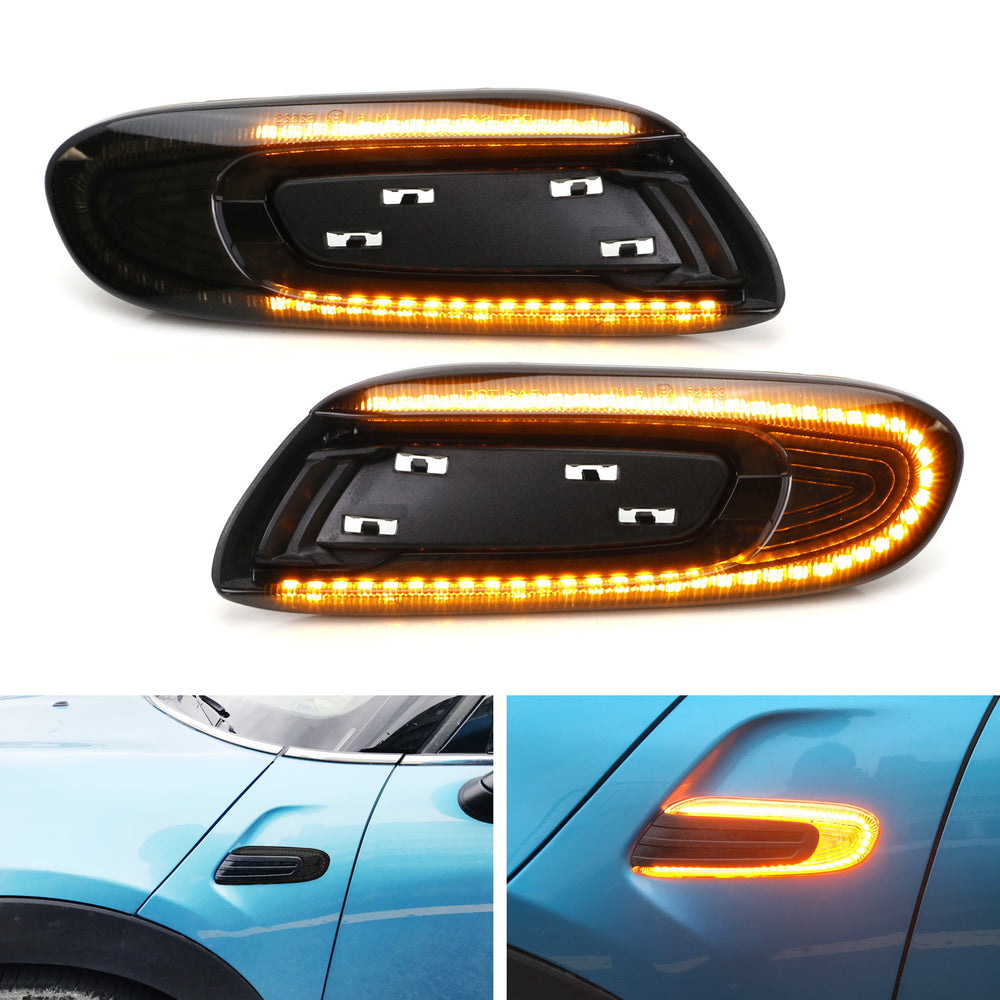 side marker lights front turn signal for mini cooper f55 f56 f57 hatchback convertible