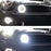 LED Rally Driving Lights Halo Ring Daytime Running Lamps For MINI Cooper (Black)