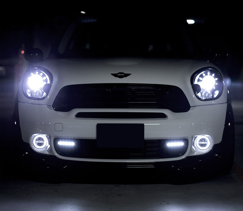 White/Amber Switchback LED Daytime Lamps/Turn Signal For 2010-16 MINI Countryman