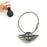 Black/Grey UK Union Jack Wing Logo Shape Key Chain Ring Keychain For MINI Cooper