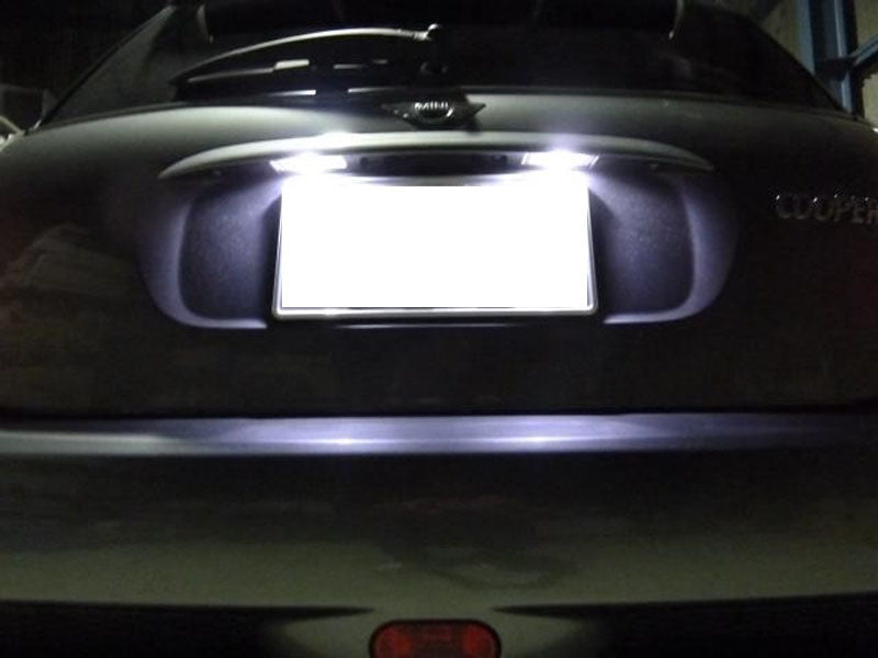 Direct Fit White LED License Plate Lights Lamps For MINI Cooper R56 R57 R58 R59