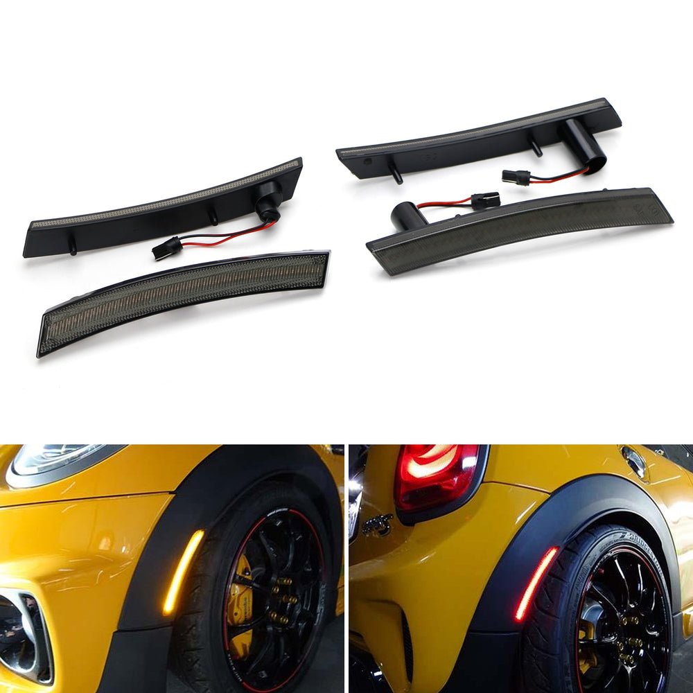 side marker lights front rear for mini cooper r50 r52 r53 hatchback convertible