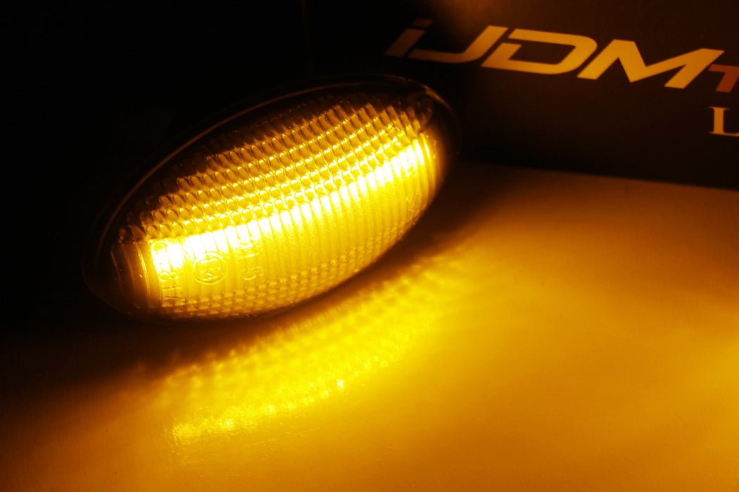 Amber Full LED Front Side Marker Lights For 2002-2006 R50 R52 R53 MINI Cooper