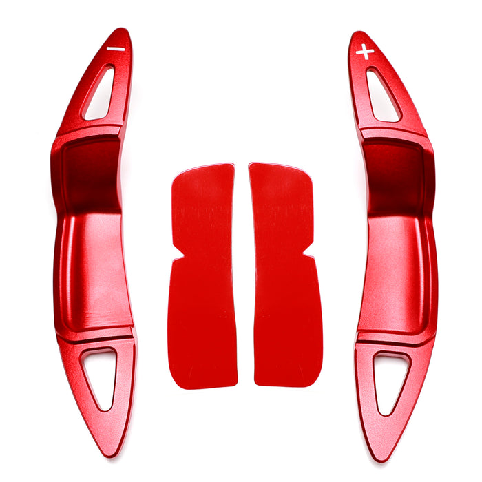 Red Aluminum Add-On Steering Paddle Shifter Extensions For MINI R56 R57 R58 R60