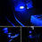 (1) Ultra Blue USB Plug-In Miniature LED Car Interior Ambient Lighting Kit