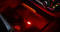 (1) Brilliant Red USB Plug-In Miniature LED Car Interior Ambient Lighting Kit