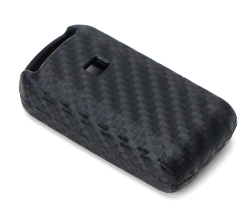 Carbon Fiber Soft Silicone Key Fob For Mitsubishi Lancer Evolution or Outlander