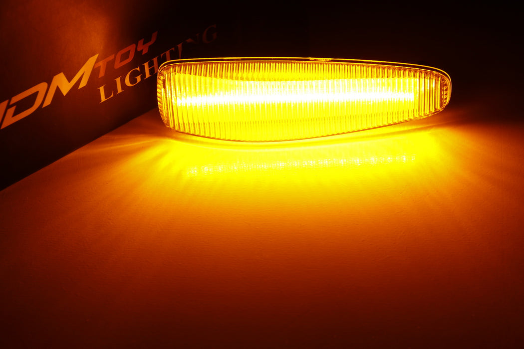 Amber Full LED Front Side Marker Lights For Mitsubishi Lancer Evo X Mirage, etc