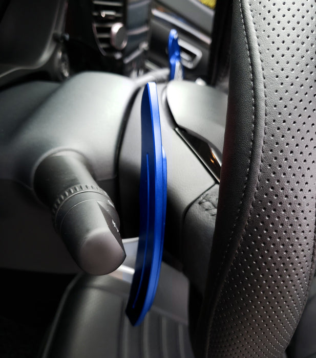 Blue Aluminum SteeringWheel Paddle Shifter Extension For Mitsubishi Lancer Evo X