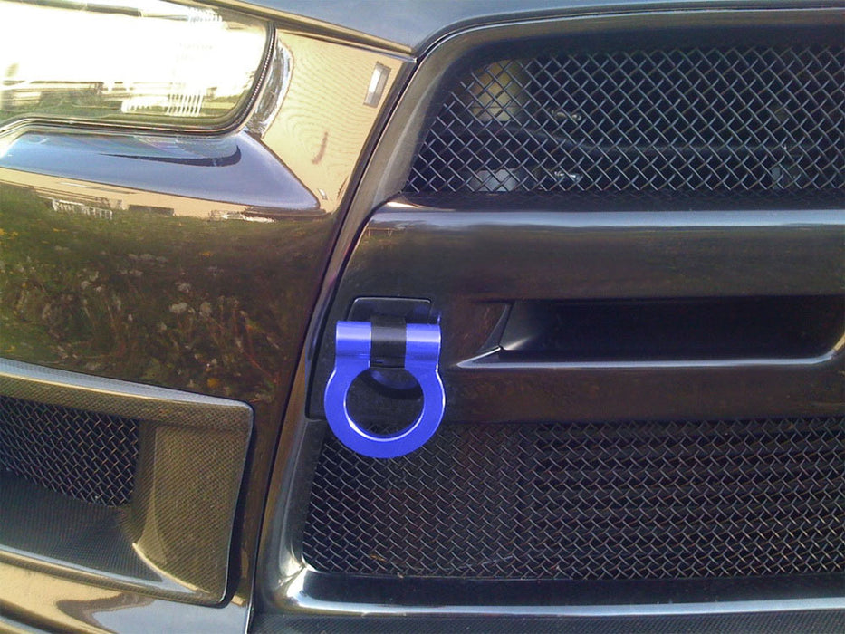 Blue Track Racing Aluminum Tow Hook Ring For Mitsubishi Lancer Evolution X 10